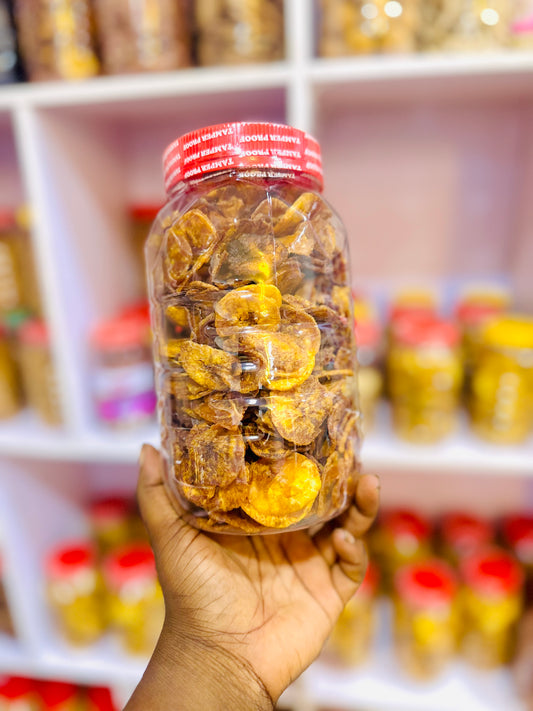 12 pieces Big  Ripe plantain chips