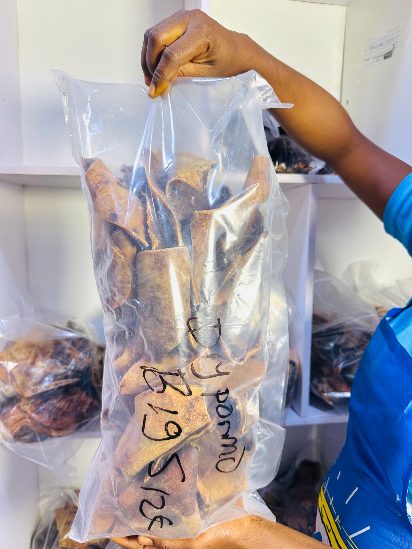 50 pieces washed big ijebu ponmo